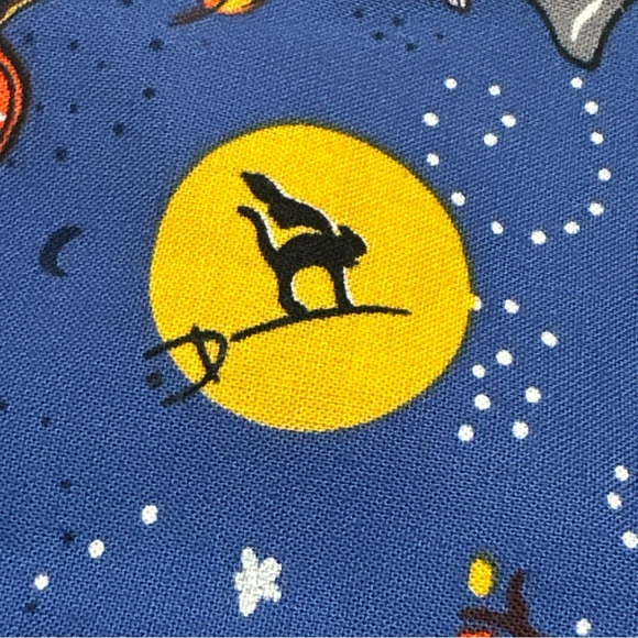 Basic Editions Halloween Suit Vest Medium Witches Pumpkins Vintage black Cat - Picture 7 of 10